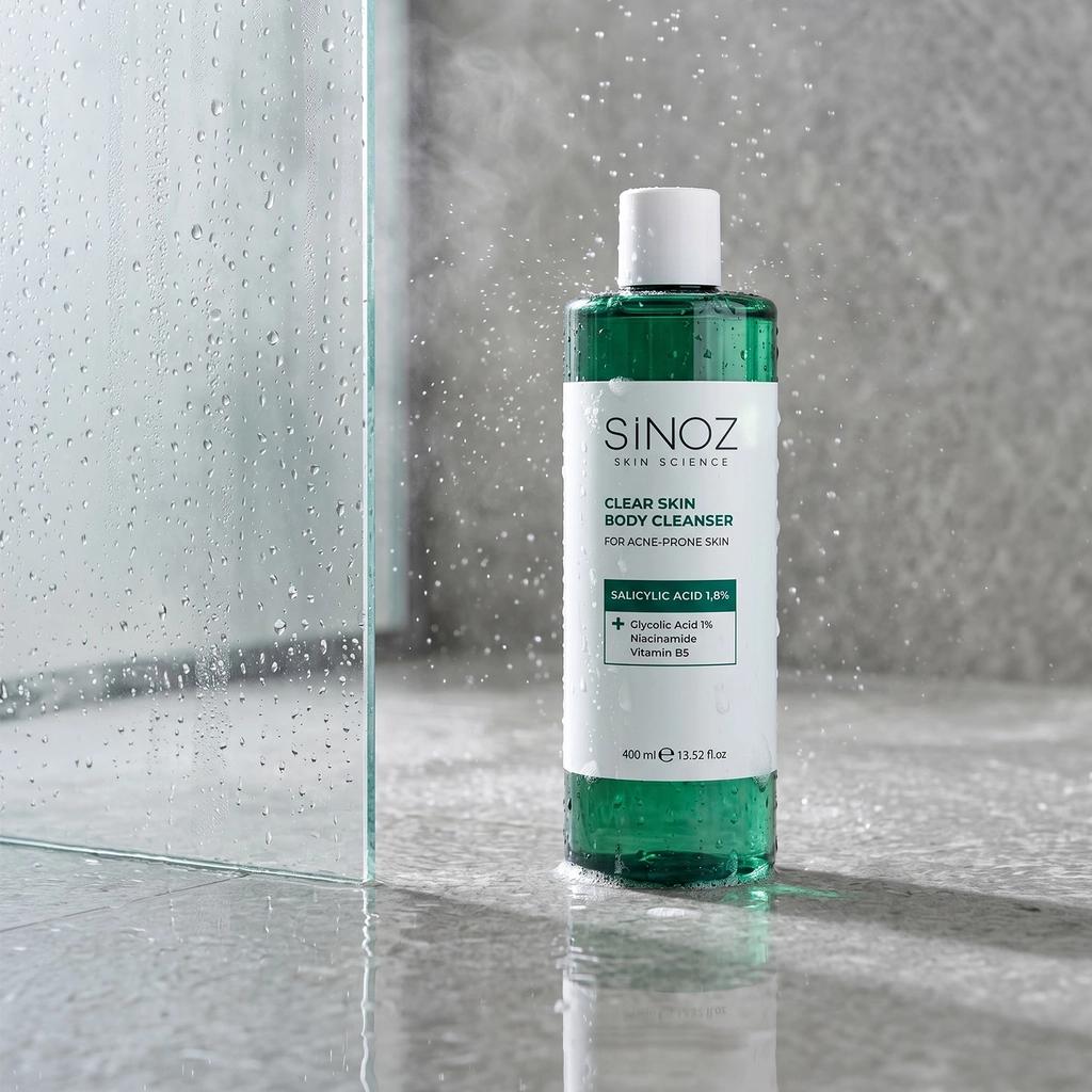 Sinoz Blemish-Prone Body Cleansing Gel for Clearer Skin 400 ml