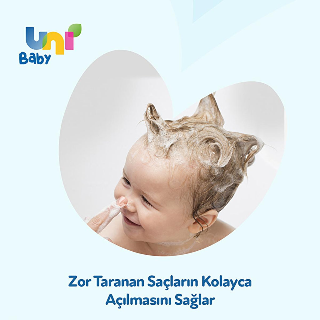 Uni Baby Easy Combing Hair and Body Shampoo - Gentle Detangling Baby Shampoo 700ml
