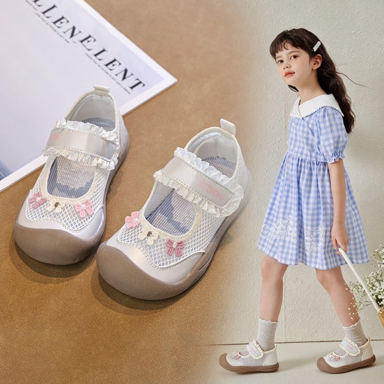 2026 Summer New Girls Mesh Breathable Sneakers, Toddler Soft Sole Non-Slip Casual Walking Shoes For Baby Girls