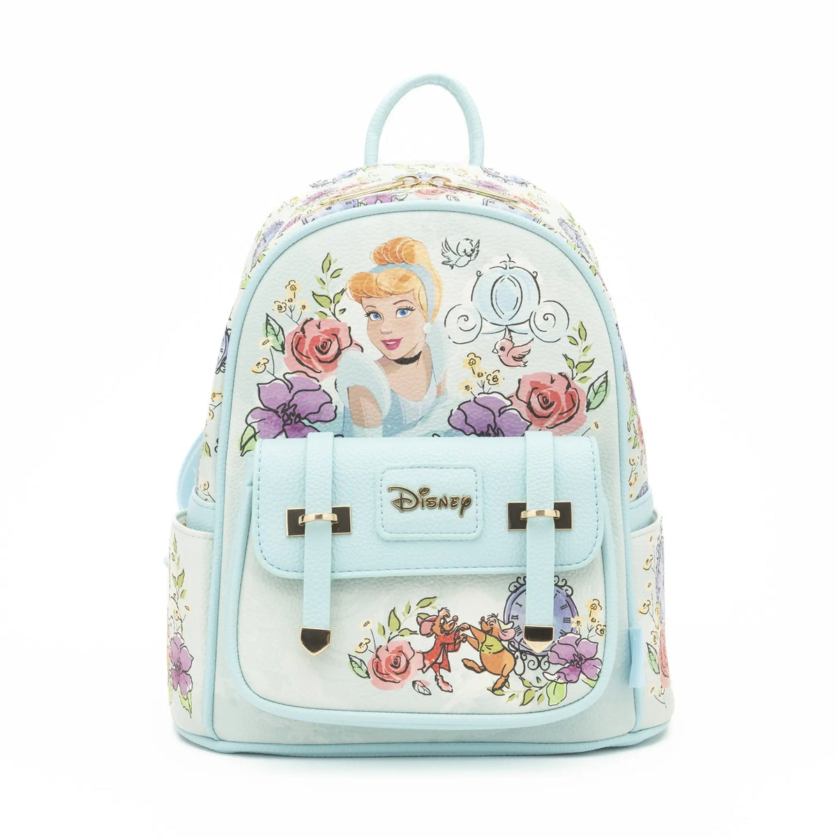 Disney Cinderella - 11" Vegan Leather Mini Backpack