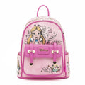 Disney Alice In Wonderland - 11" Vegan Leather Mini Backpack