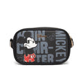 Disney Mickey Mouse Double Zipper Vegan Leather Crossbody