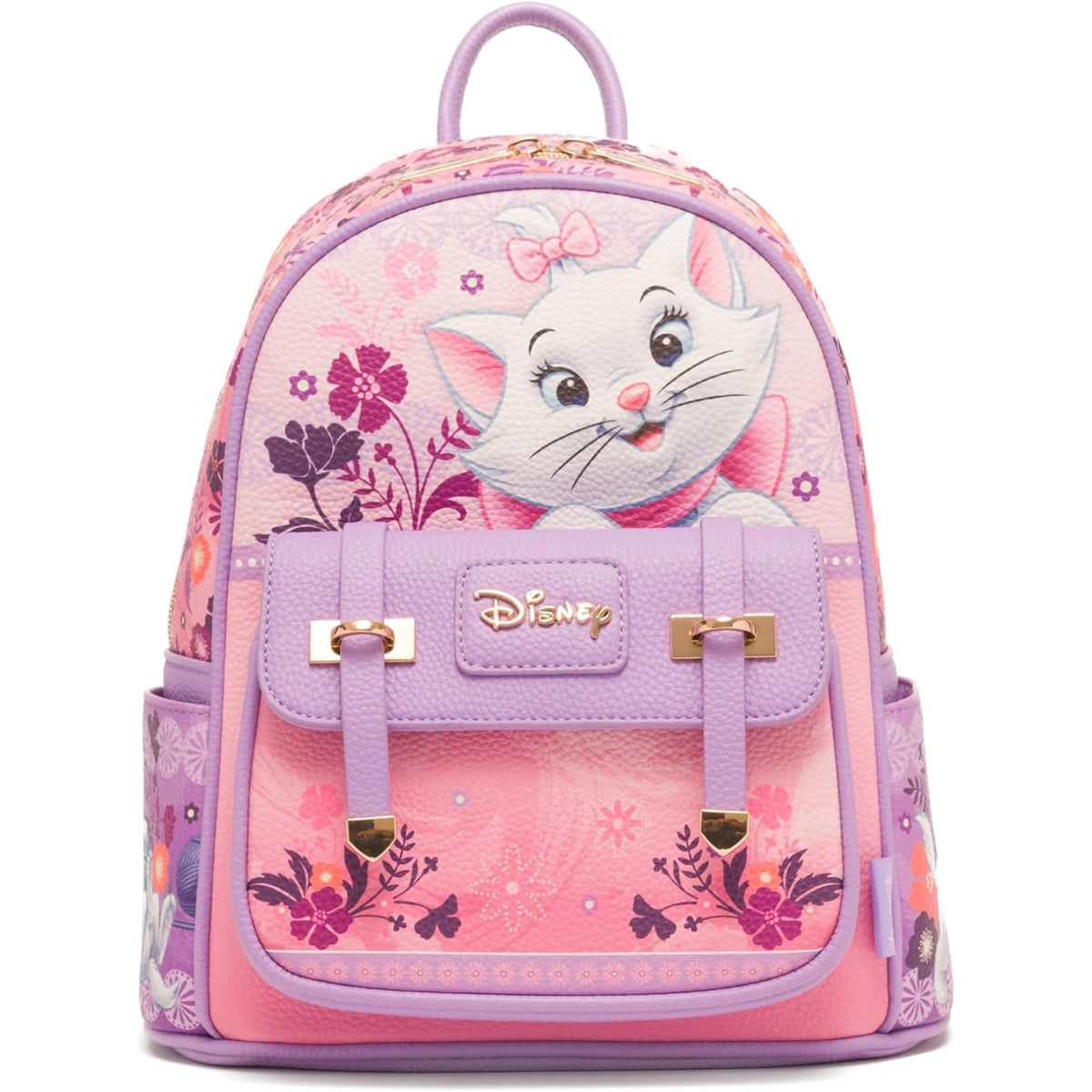 Disney The Aristocats - Marie 11" Vegan Leather Mini Backpack With Dust Coverr