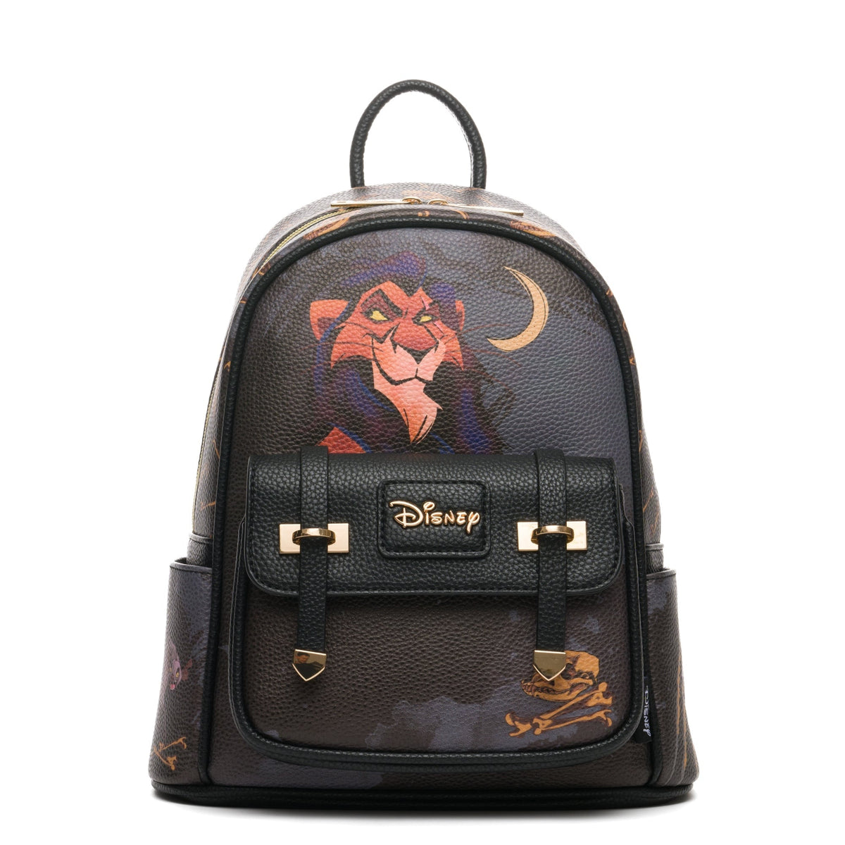 Disney The Lion King - Scar 11" Vegan Leather Mini Backpack With Dust Cover