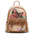 Disney Moana And Maui 11" Vegan Leather Mini Backpack With Dust Cover