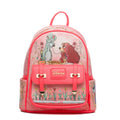 Disney Lady And The Tramp - 11" Vegan Leather Mini Backpack With Dust Coverr