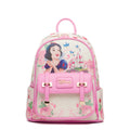 Disney Snow White - 11" Vegan Leather Mini Backpack With Dust Coverr