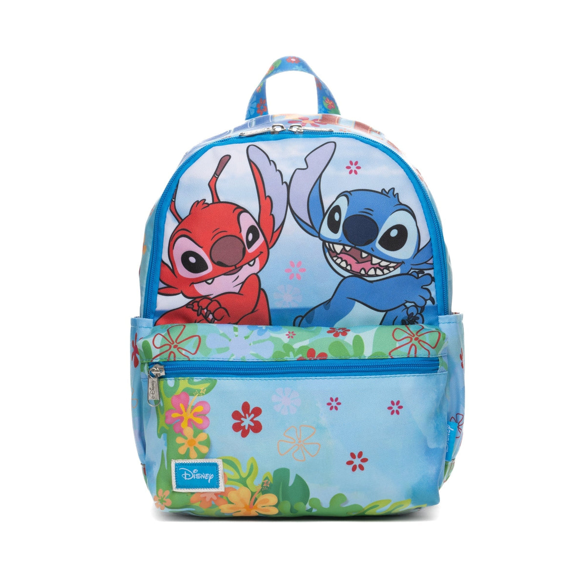 Disney Stitch And Leroy 13" Deluxe Nylon Backpack