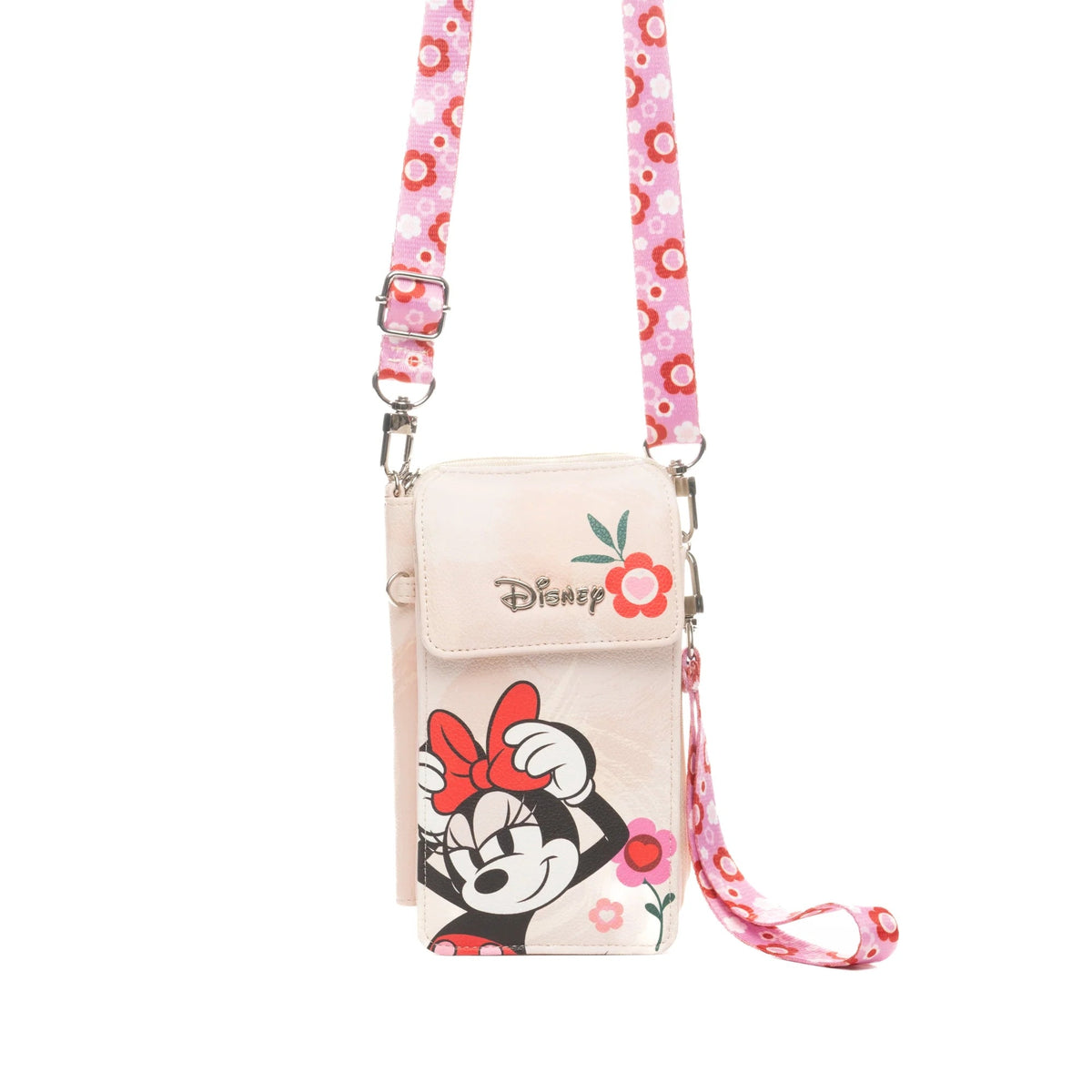 Disney Minnie Mouse Vegan Leather Crossbody Wallet