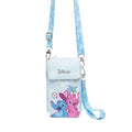 Disney Stitch And Angel Vegan Leather Crossbody Wallet