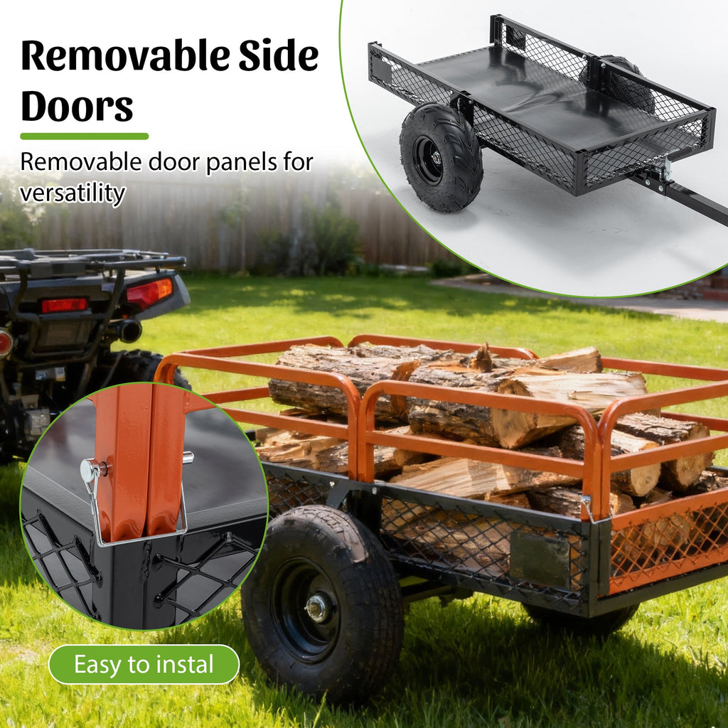 1500LBS Capacity Dump Cart Trailer