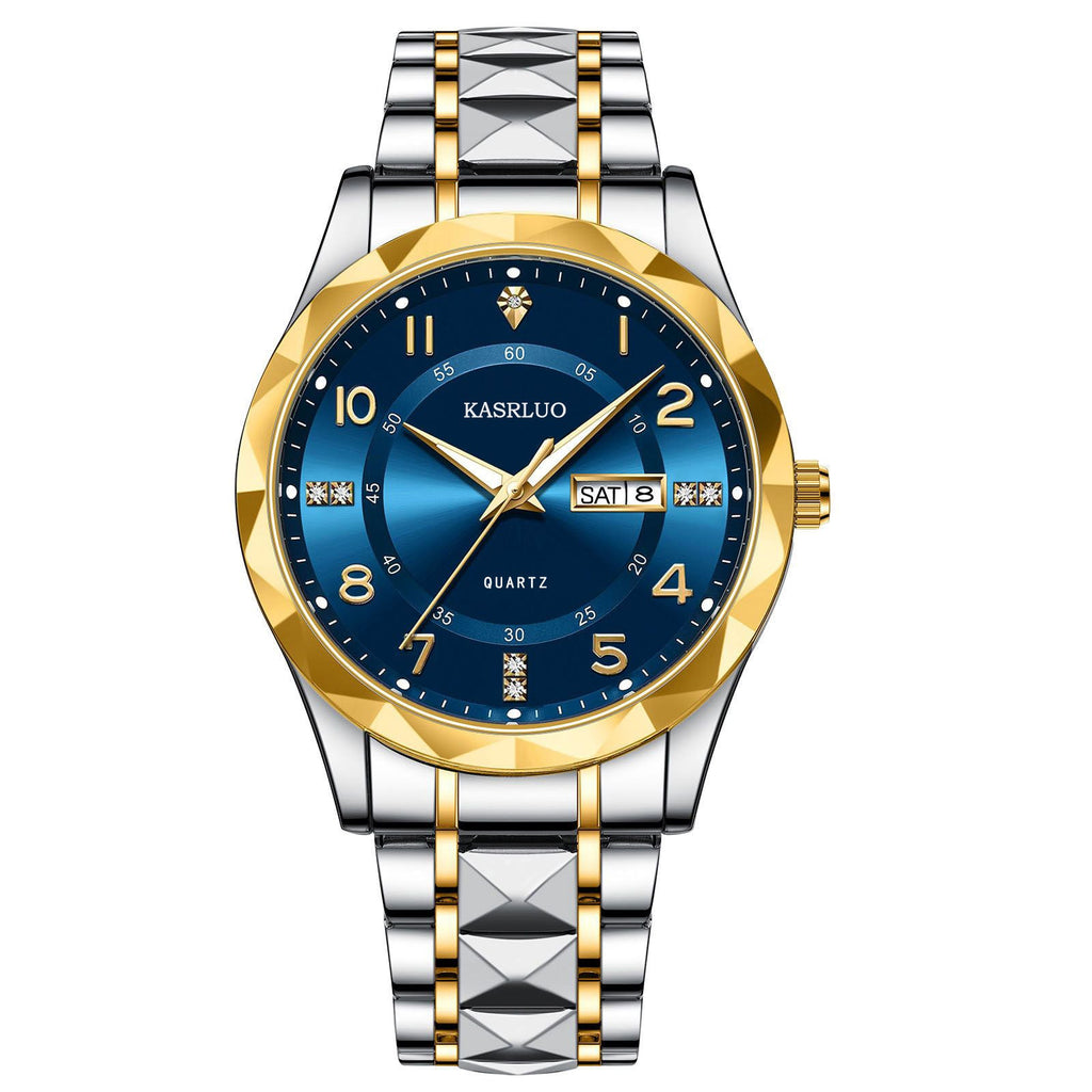 Men's Dual Calendar Fashion Waterproof Luminous Quartz Watch