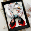Sun-protective Beach Floral Silk Scarf
