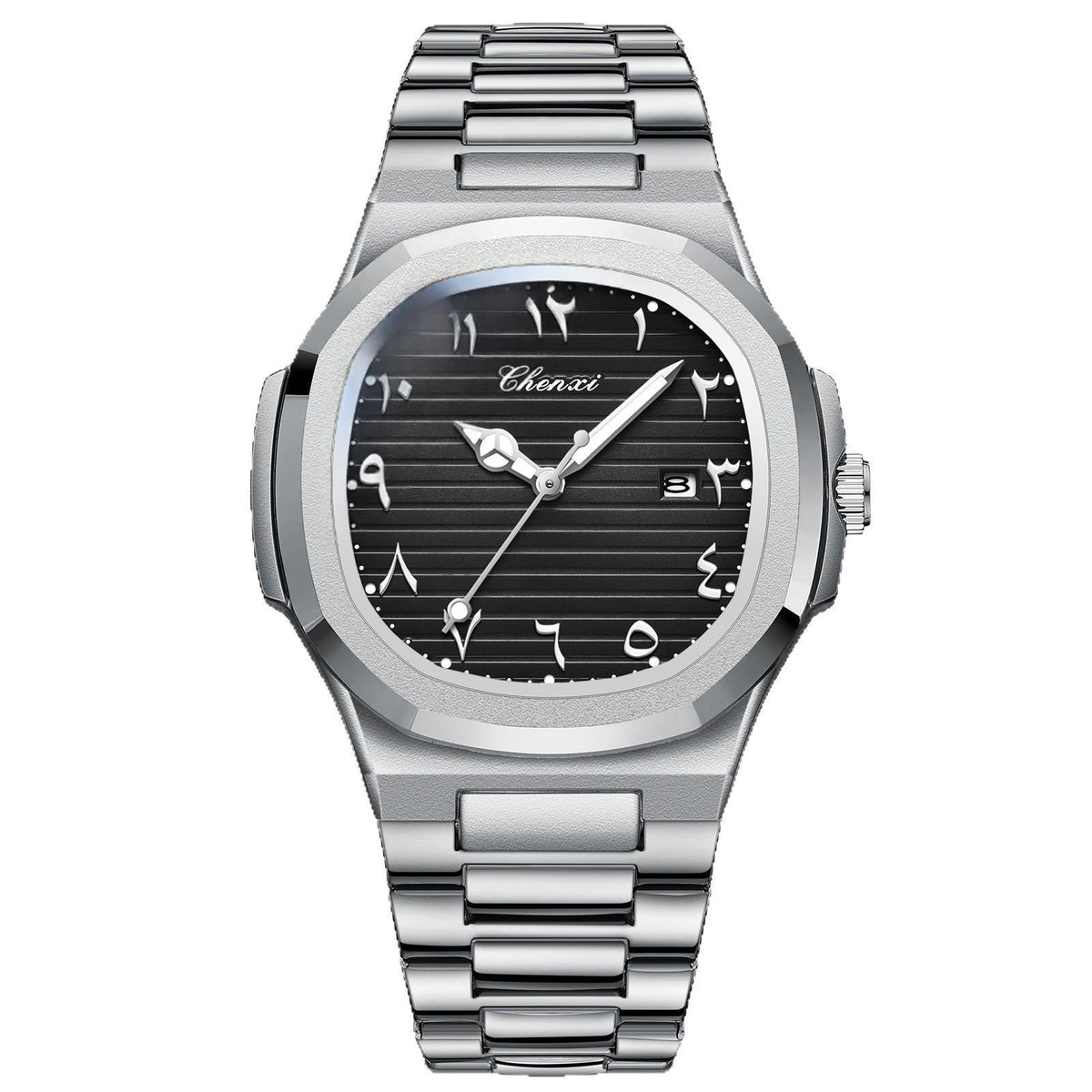 Classic Stainless Steel Quartz Watch For Men