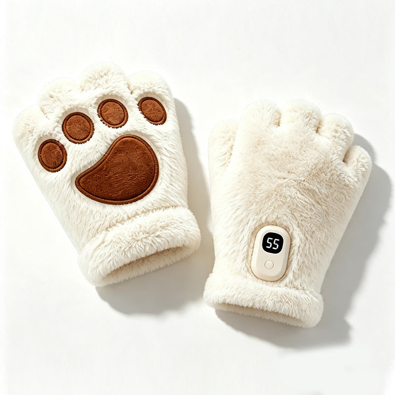 Cat-Paw Hand Warmer Heated Fingered Gloves