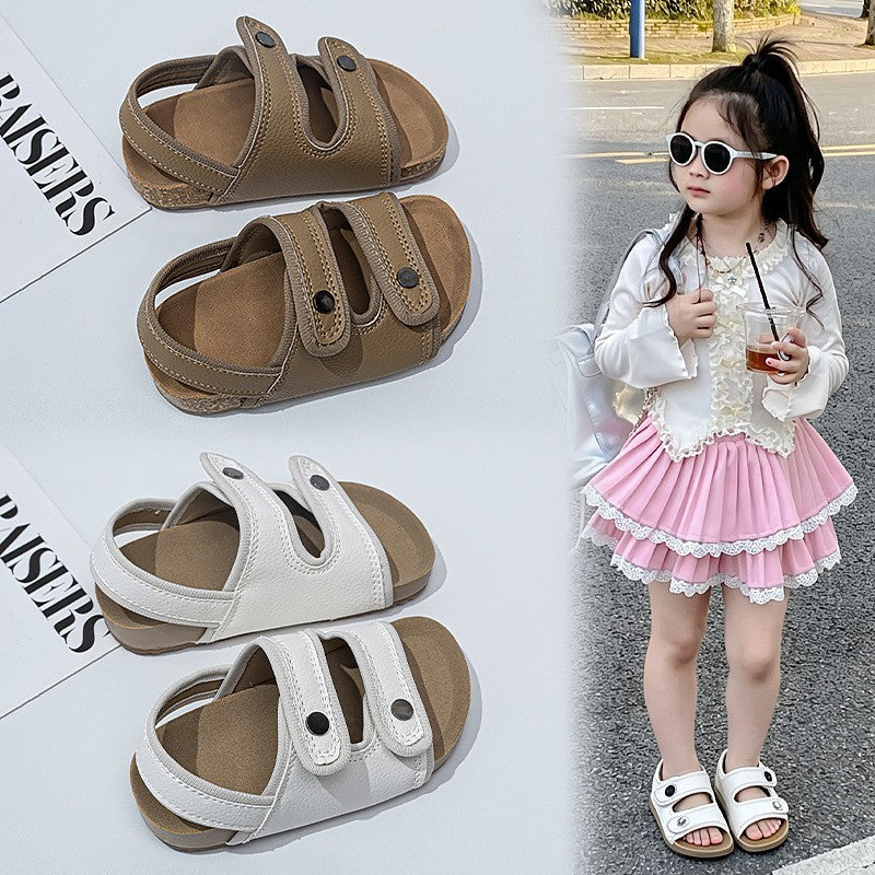 2026 Summer New Korean Style Kids Beach Sandals, Fashion Minimalist Comfortable Sandals For Boys And Girls