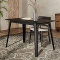 Mid-Century Modern Rubberwood Dining Table