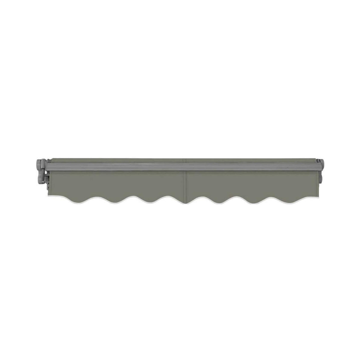 Advaning SG Series Manual Retractable Fully-Assembled Sun Shade Canopy Awning, Gray (MA1210-MA1410) (SAK53186)