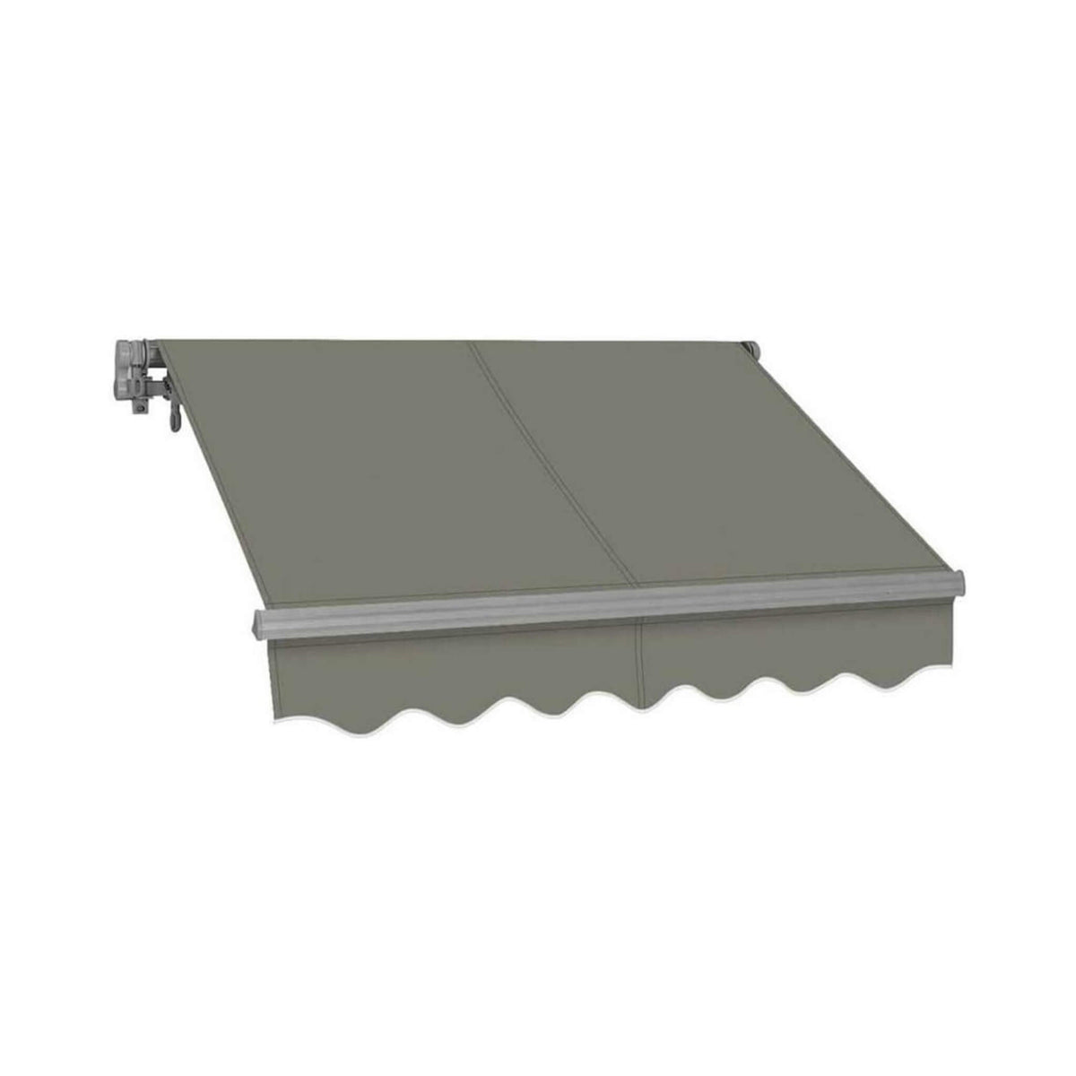 Advaning SG Series Manual Retractable Fully-Assembled Sun Shade Canopy Awning, Gray (MA1210-MA1410) (SAK53186)
