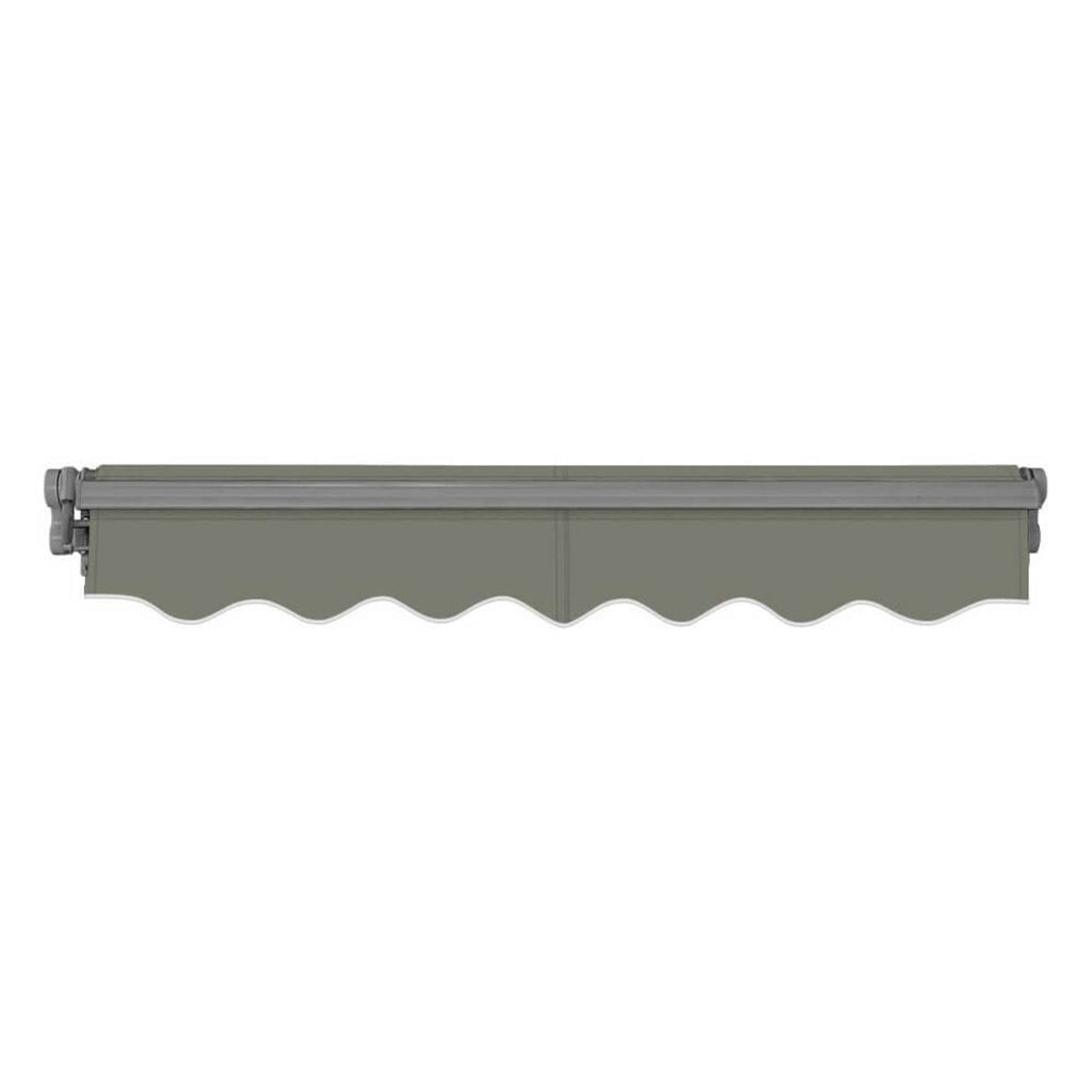 Advaning SG Series Manual Retractable Fully-Assembled Sun Shade Canopy Awning, Gray (MA1210-MA1410) (SAK53186)