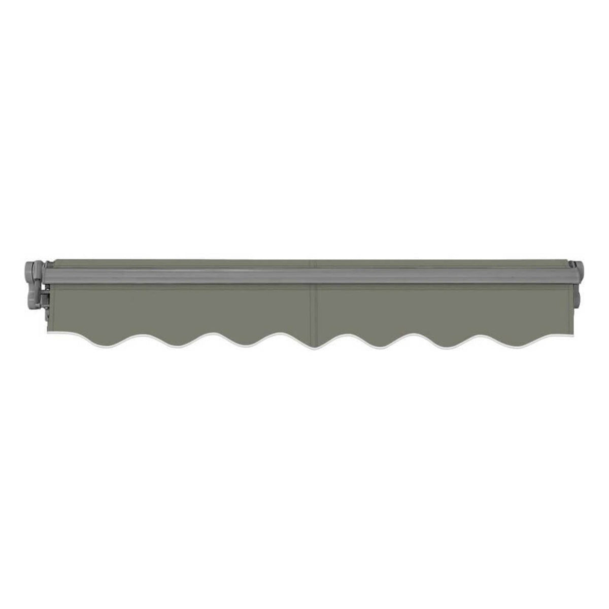 Advaning SG Series Manual Retractable Fully-Assembled Sun Shade Canopy Awning, Gray (MA1210-MA1410) (SAK53186)