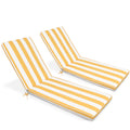 2PCS Set Outdoor Lounge Chair Cushion Replacement