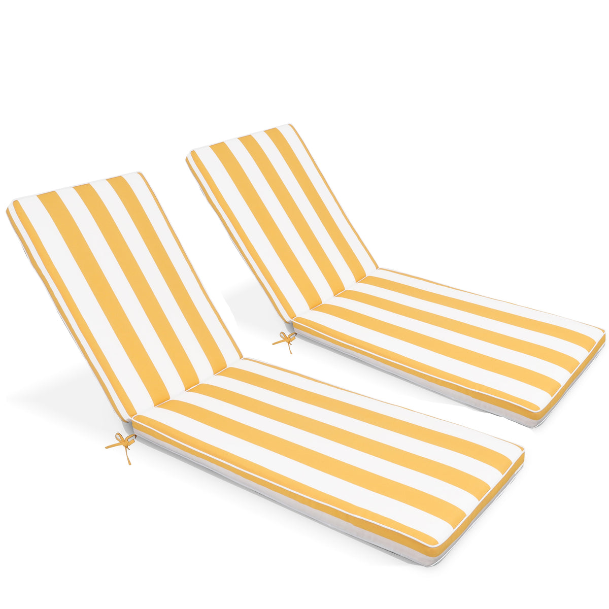 2PCS Set Outdoor Lounge Chair Cushion Replacement