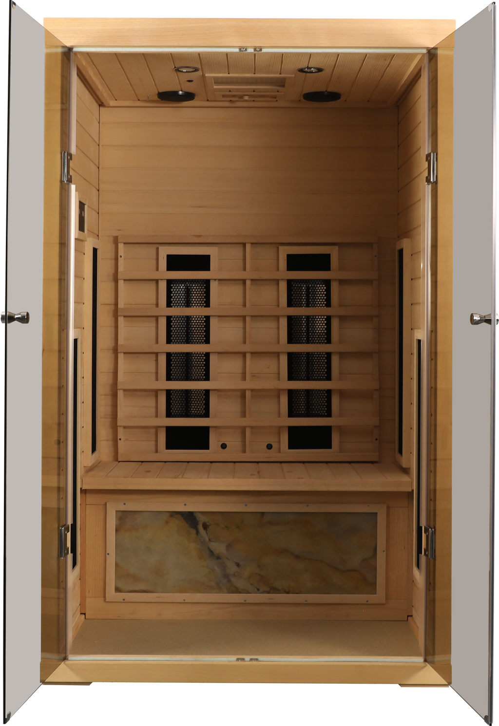 Two Person Indoor Hemlock Sauna – Far Infrared Sauna Room