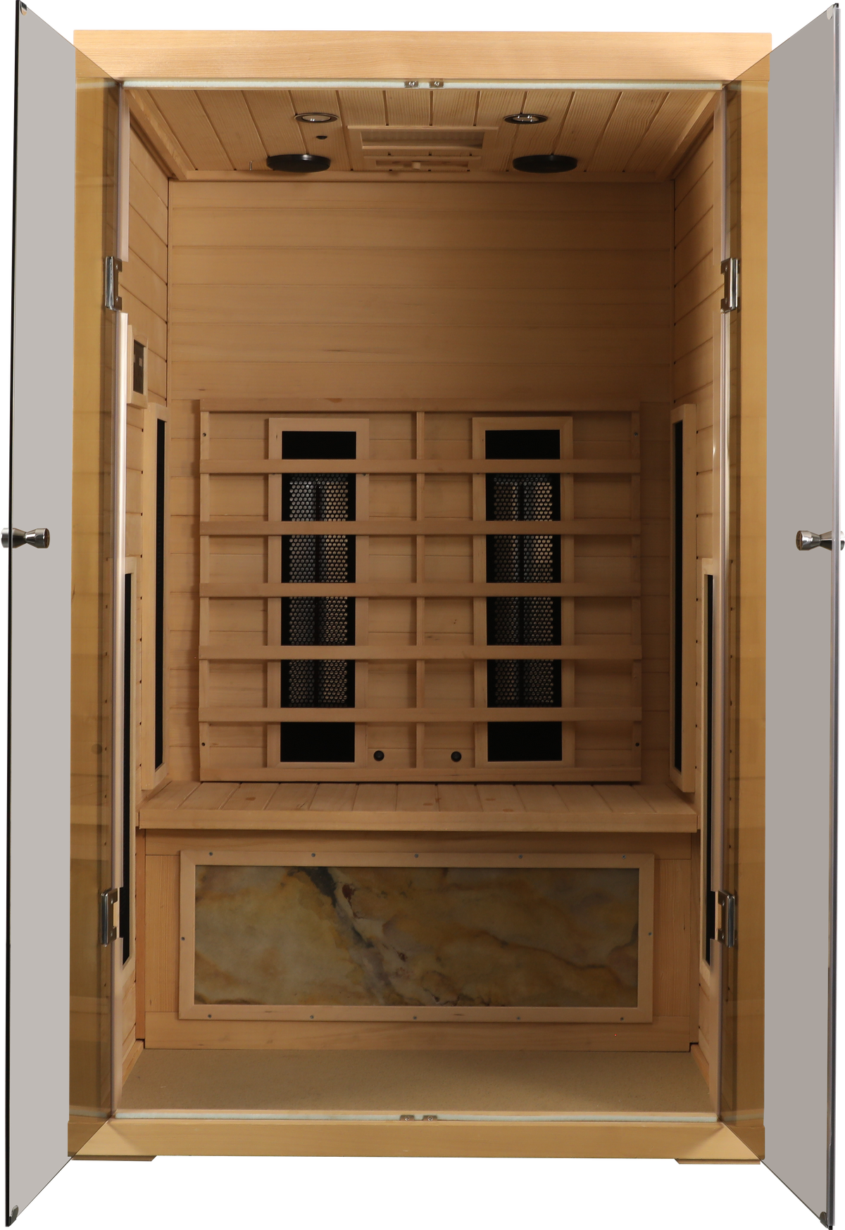 Two Person Hemlock Wood Far-Infrared Sauna Room
