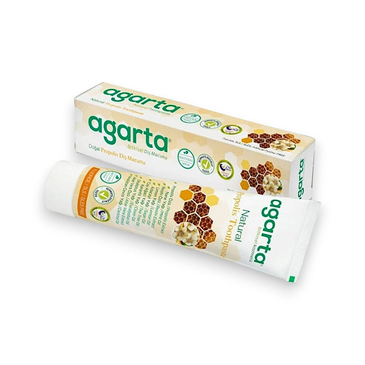Agarta Natural Propolis Toothpaste for Sensitive Teeth 100 ml