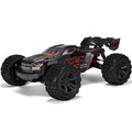 ARRMA RC Truck, 1/8 Scale, Kraton, 4X4, 6S, BLX Speed Monster Truck, Brushless Motor, RTR, Black - ARA8708V6T1
