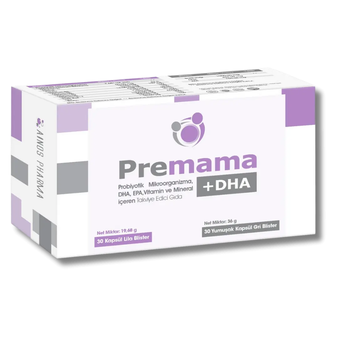Ainos Pharma Premama Multivitamin Supplement 30 Capsules