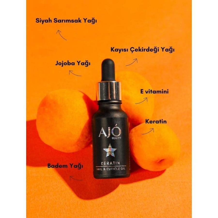 Ajo Beauty Keratin Nail Care Oil for Stronger Nails 20ml