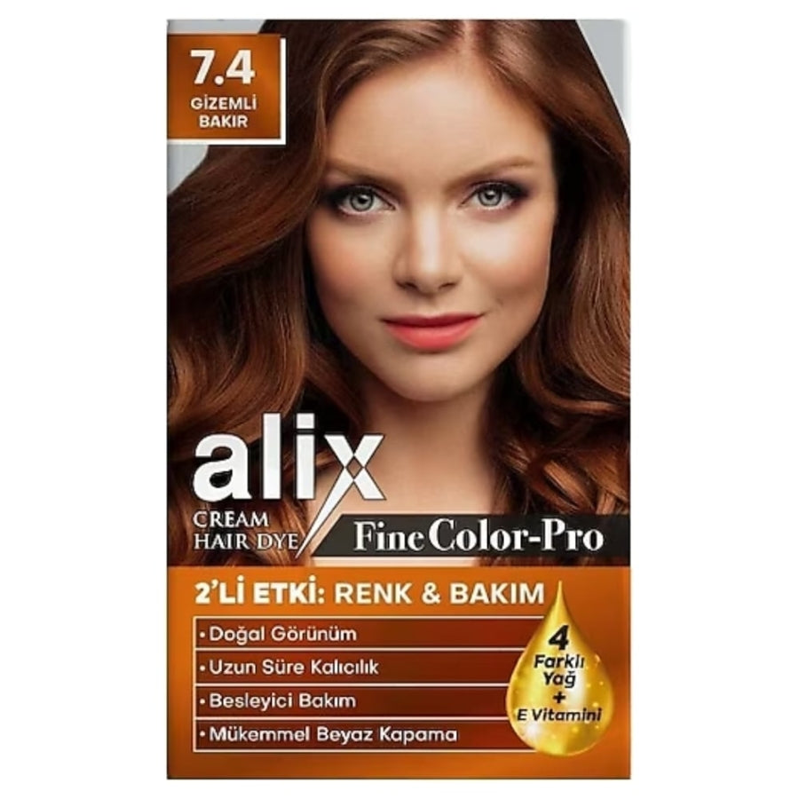 Alix 7.4 Mysterious Copper Hair Color Kit 50ml