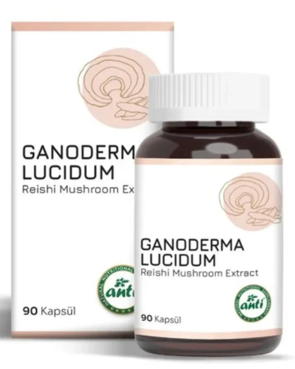 Anti Reishi Mushroom Extract Ganoderma Lucidum 90 Capsules
