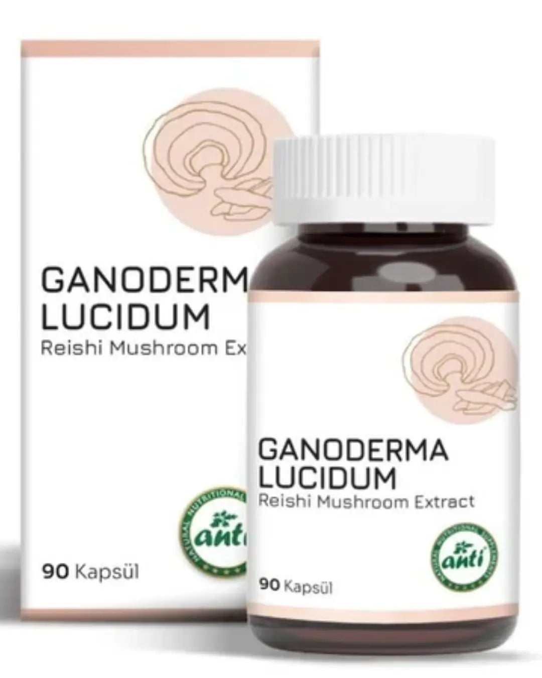 Anti Reishi Mushroom Extract Ganoderma Lucidum 90 Capsules
