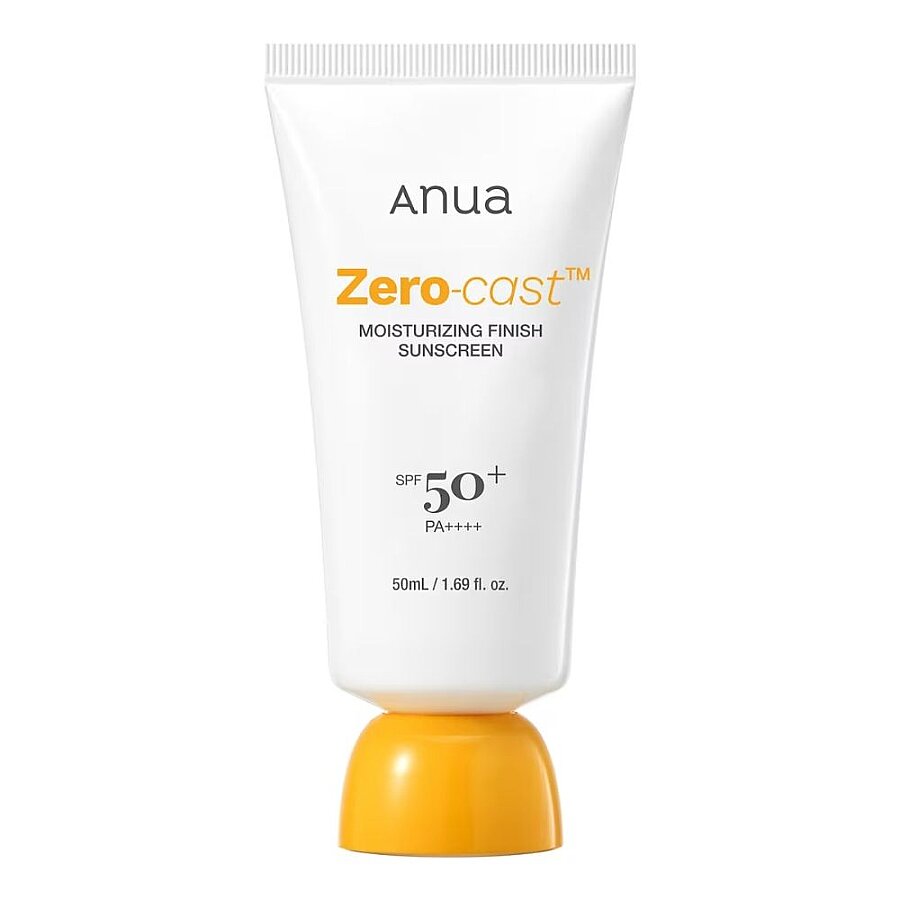 Anua Zero-Cast Moisturizing Finish Sunscreen SPF50 50ml
