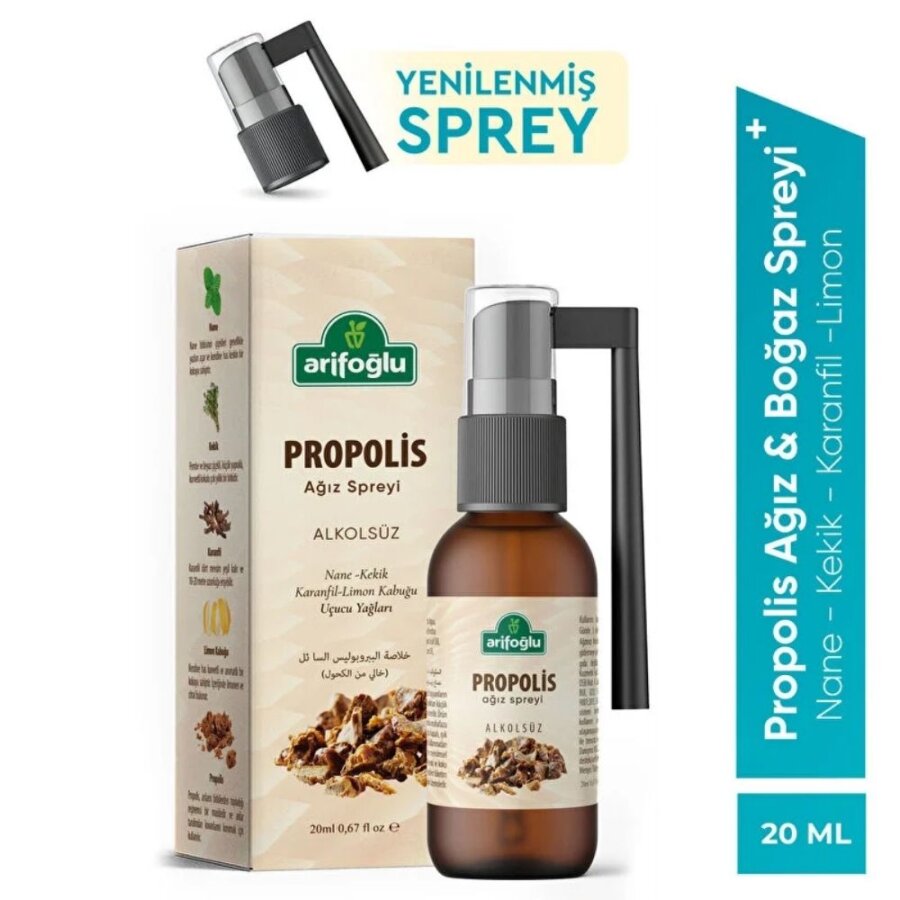 Arifoglu Propolis Oral Care Spray Refreshing Formula 20 ml