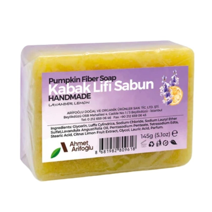 Arifoglu Lavender Loofah Soap Exfoliating Bar 145g