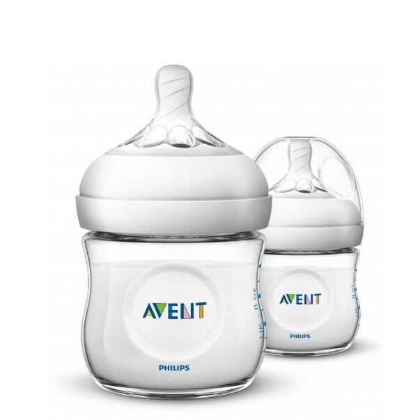 Avent Natural PP Baby Bottle Anti-Colic Twin Pack 125ml
