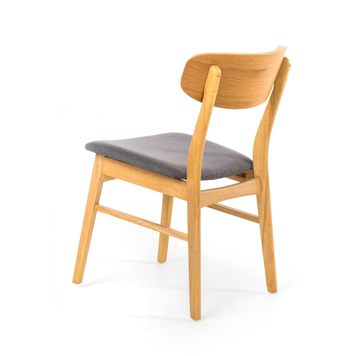 Upholstered Chenille Fabric Dining Chair Set of 2