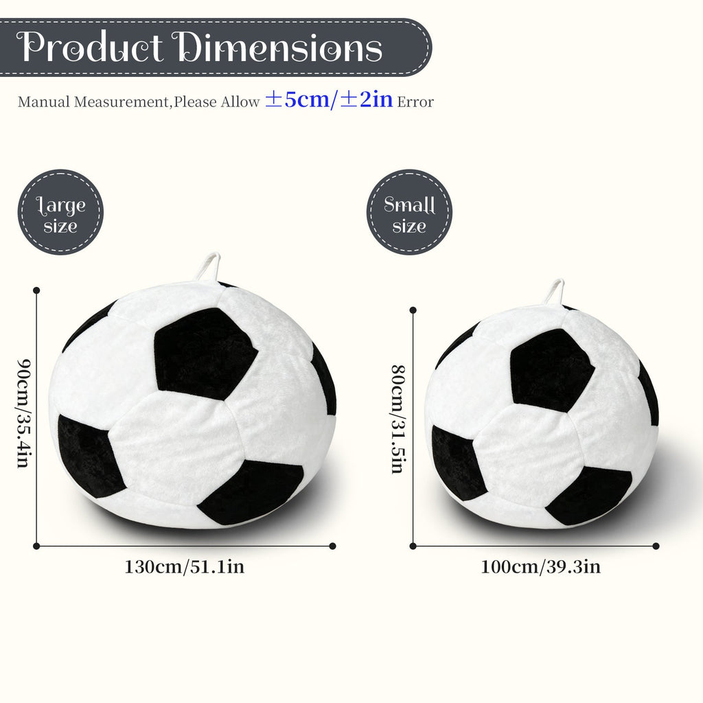 Big Soccer-Shaped Bean Bag Chair