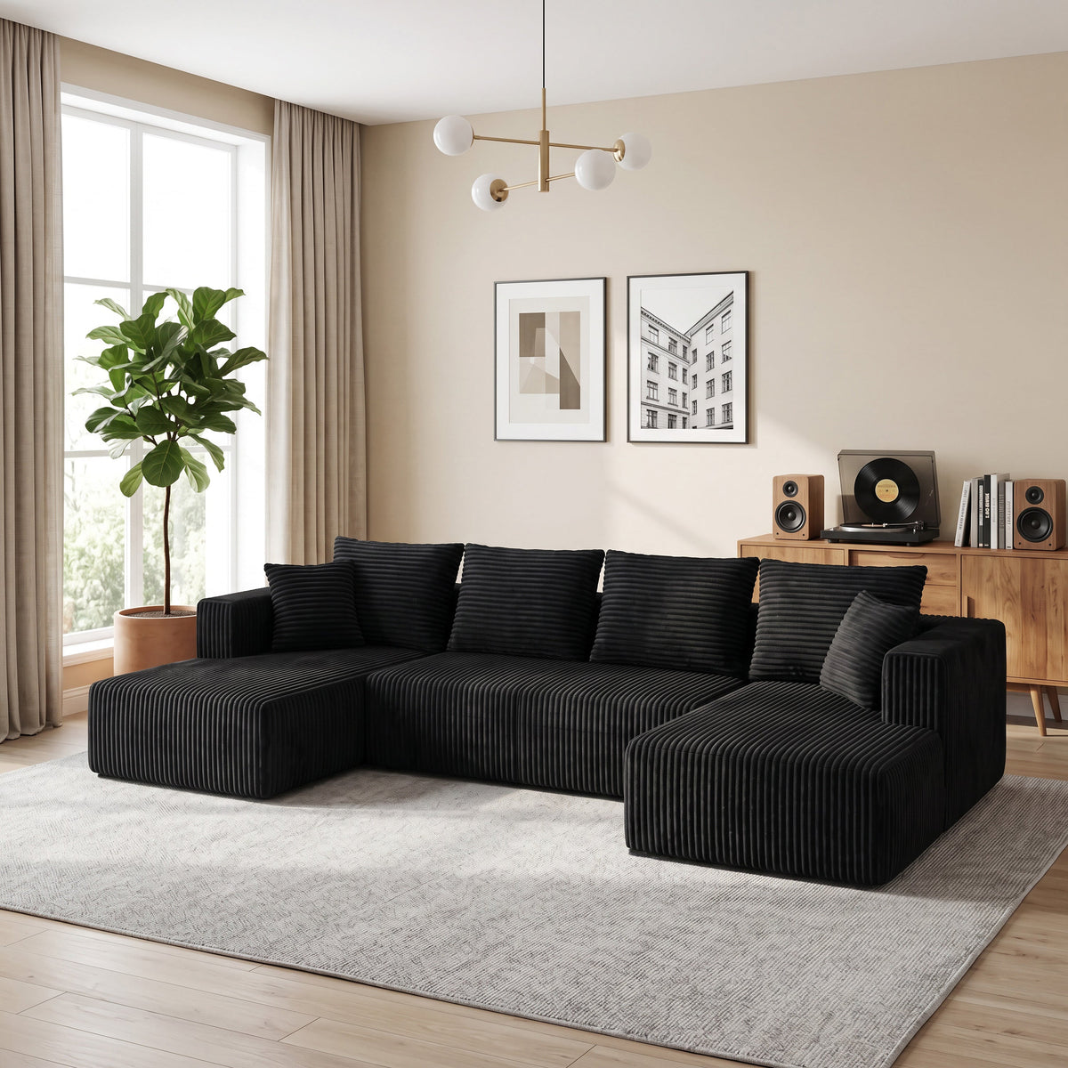 132.1 Inch Modular Sectional Sofa