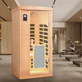 Low EMF Hemlock Wood Far-Infrared Indoor Sauna Room