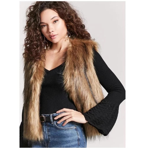 Fashionable New Fox-fur Long Vest