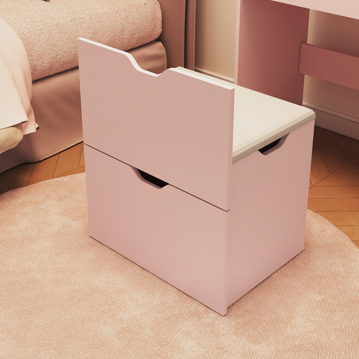 Dressing Table and Stool Set
