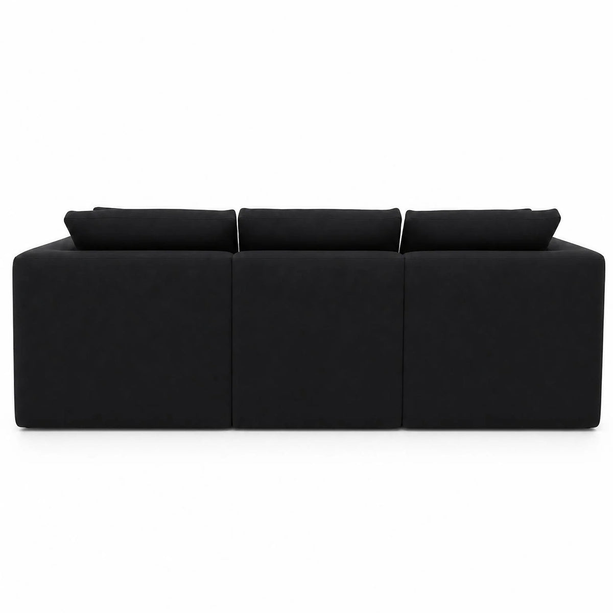 Compressed Modular Sectional Sofa with Ottoman