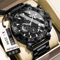 Quartz Watch Waterproof Multifunctional Luminous Fashionable Mens Timepiece
