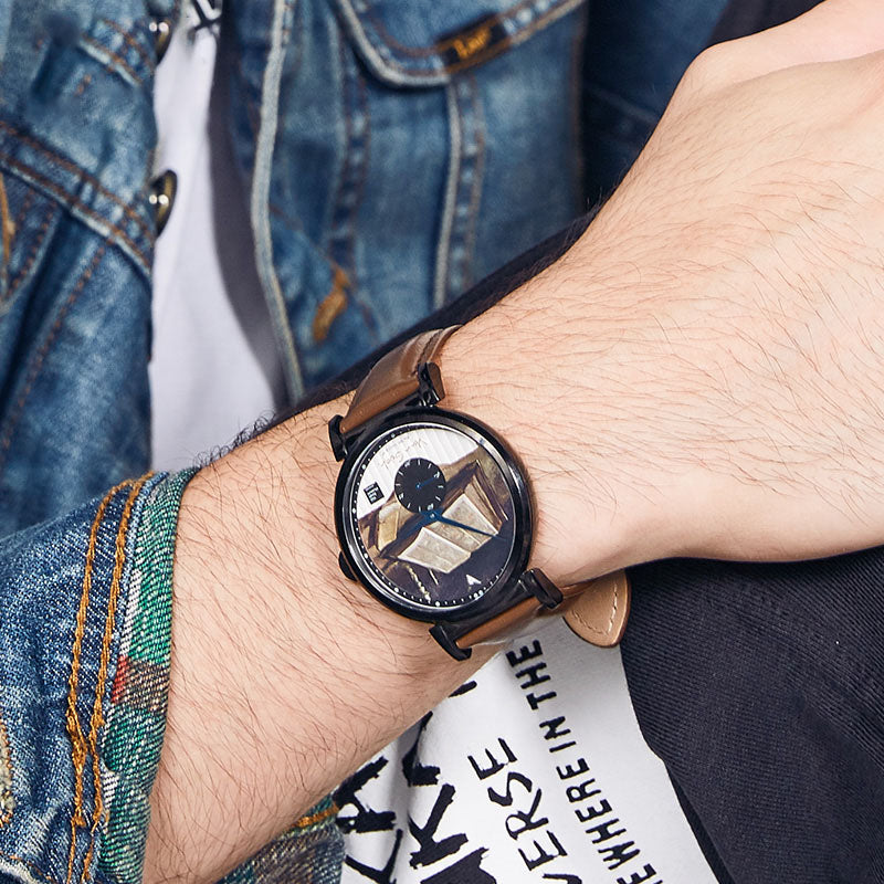 Van Gogh Men's Quartz Wrist Watch 3D Printed