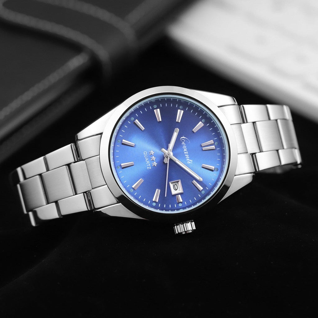 Business Casual Mens Watch With A Steel Strap